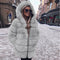 Women Luxury Winter Warm Fluffy Faux Fur Short Coat Jacket - ROUTINE FASHION