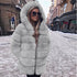 Women Luxury Winter Warm Fluffy Faux Fur Short Coat Jacket - ROUTINE FASHION