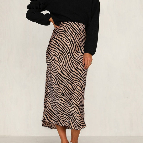 Long Skirts For Women dress Skirt Leather - ROUTINE FASHION