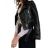 Women's leather short jacket - ROUTINE FASHION