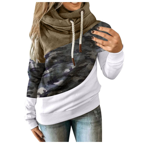 Hoodies Women Camouflage hoodie Sweatshirt - ROUTINE FASHION