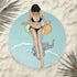 Fringed beach towel round bath towel beach towel - ROUTINE FASHION