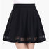 High waist pleated skirt A-line skirt - ROUTINE FASHION