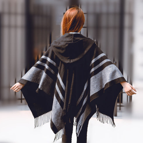 An imitation cashmere cape - ROUTINE FASHION