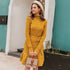 Pure color knitted dress - ROUTINE FASHION