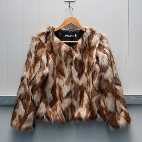 Short fox fur coat - ROUTINE FASHION