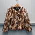 Short fox fur coat - ROUTINE FASHION
