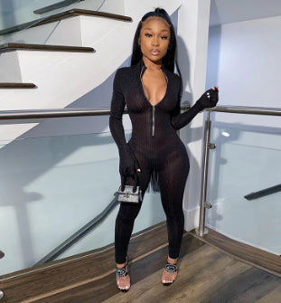 Hip raise jumpsuit - ROUTINE FASHION