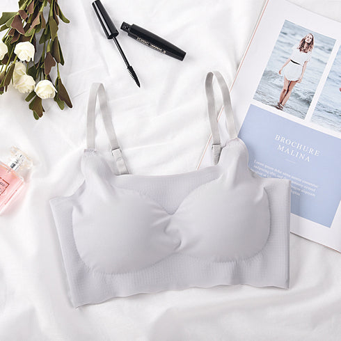 Gather big size sports underwear for women bras - ROUTINE FASHION