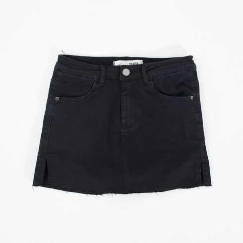 Women's split denim skirt pants - ROUTINE FASHION