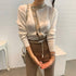 Colorblock Striped Sweater Cardigan Short Coat Women - ROUTINE FASHION