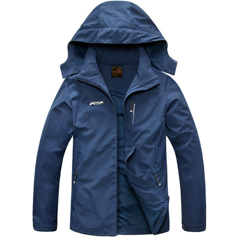 Men's Waterproof And Windproof Soft Shell Outdoor Double Layer Women's Jacket - ROUTINE FASHION