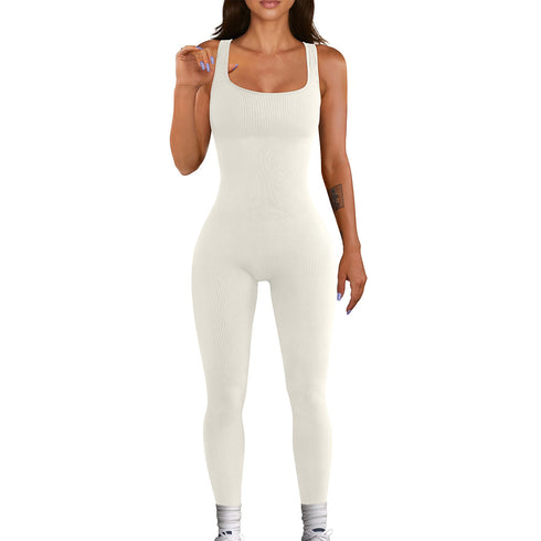 Women's Sleeveless Vest Bodysuit - ROUTINE FASHION