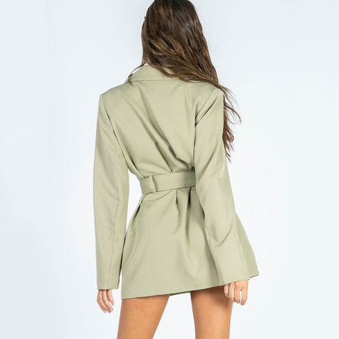 Sexy v-neck stylish blazer - ROUTINE FASHION