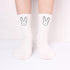 Bad Rabbit Socks Black And White Long Cotton Socks Knitted Socks For Men And Women - ROUTINE FASHION