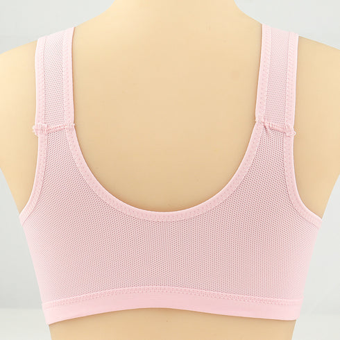 Bras For Women Front Closure Button Bra Wireless Bralette Push Up Brassiere Bra Tube Top Vest Underwear - ROUTINE FASHION