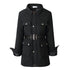 Women's Autumn And Winter Black Jacket Padded Thick Slim Coat - ROUTINE FASHION