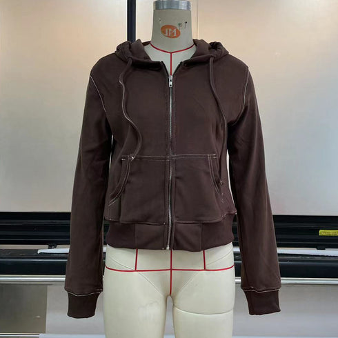 Women's Athleisure Cardigan Hoodie - ROUTINE FASHION