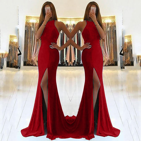 Long Ladies' Dresses Evening Dresses - ROUTINE FASHION