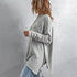 Mid-length Solid Jumper Women's Loose Diagonal Hem Sweater - ROUTINE FASHION