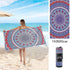 Double Sided Fleece Printed Beach Towel Microfiber Beach Towel - ROUTINE FASHION