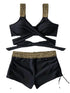 Solid Color High Waist Bikini For Women - ROUTINE FASHION