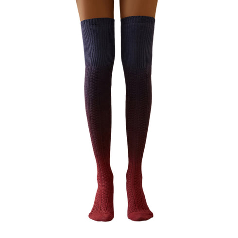 Over The Knee Pile Of Socks Knit Socks Women - ROUTINE FASHION