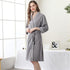 Bathrobe Three-quarter Sleeve Absorbent Quick-drying Pajamas - ROUTINE FASHION