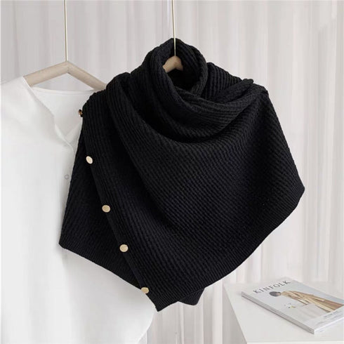 Variety Cashmere Snood Cape Sleeveless Waistcoat - ROUTINE FASHION