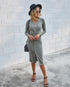 Pure Color Knitted Women's Dress - ROUTINE FASHION