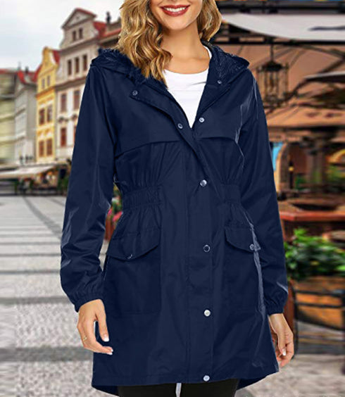 Women's Lightweight Hooded Long - ROUTINE FASHION