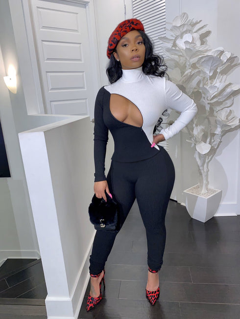 Colorblock bodysuit - ROUTINE FASHION