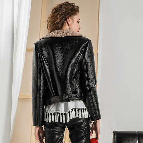 Women's slim short coat - ROUTINE FASHION