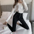 High waist jeans slim skinny cropped pencil pants - ROUTINE FASHION