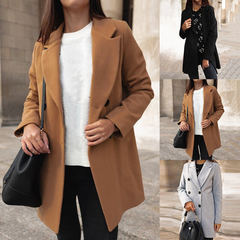 Winter Long Woolen Coats - ROUTINE FASHION
