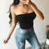 Sexy Fashion Summer Skinny Women Sleeveless Crop Tops Backl - ROUTINE FASHION