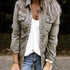 European and American mid-length denim jacket women - ROUTINE FASHION
