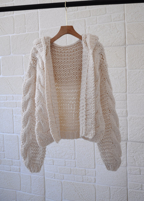 Women's Twist Knit Cardigan Jacket - ROUTINE FASHION