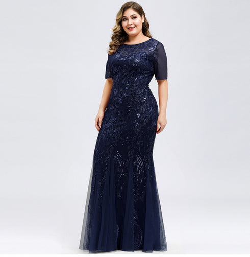 Plus Size Evening Party Dresses - ROUTINE FASHION