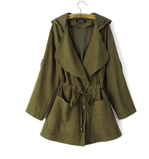Hooded trench coat - ROUTINE FASHION