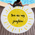 Printed beach towel microfiber bath towel beach cushion - ROUTINE FASHION