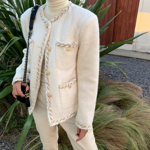 Short fragrant woolen coat - ROUTINE FASHION