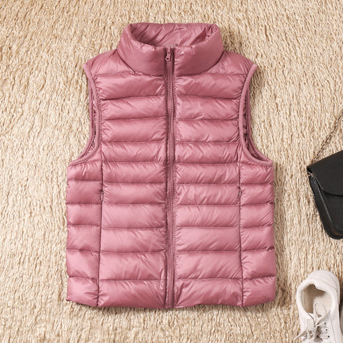 Lightweight down jacket women's Vest Short Size Large - ROUTINE FASHION