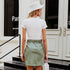 Leather skirt short skirt solid color skirt - ROUTINE FASHION