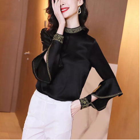 Fashion Women's Spring Autumn Style Blouse - ROUTINE FASHION