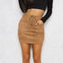 Pocket tied rope wrap hip skirt - ROUTINE FASHION