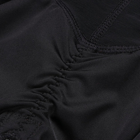 Stretch Mesh Shapewear Pants Zipper - ROUTINE FASHION