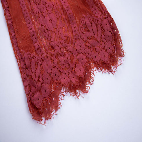 Lace perspective trousers women lace - ROUTINE FASHION