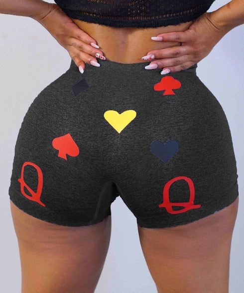 High-waisted shorts for exercise - ROUTINE FASHION