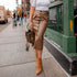 Retro slim leather skirt - ROUTINE FASHION
